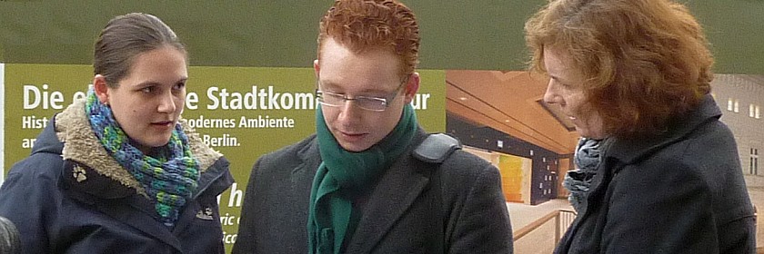 Besprechung über die Zukunft des Arbeitskreises im Schering-Archiv (Foto: BBWA)