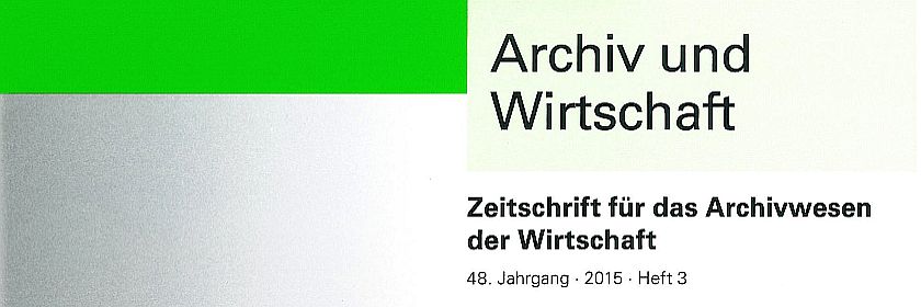 Archiv und Wirtschaft 3/2015