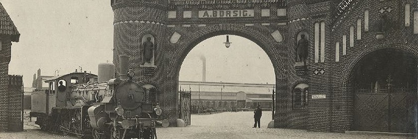Das Werkstor der Borsigwerke in Tegel