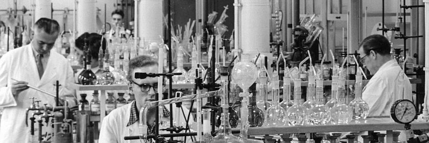 Schering-Hauptlabor (Bildgeber: Schering-Archiv, Bayer AG)