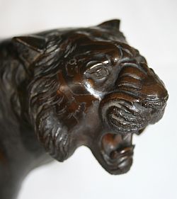 Otto Schulzes Bronzetiger (Foto: BBWA)