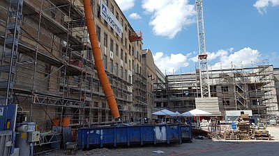 Umbau und Neubau des Kaufhauses Hertzog (Foto: BBWA)