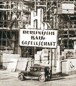 Baustelle des Warenhauses am Hermannplatz (Bild: Archiv der Bilfinger SE)