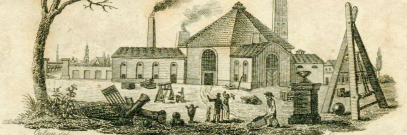 Vor 210 Jahren eingerichtet: die Königlich Preußische Eisengießerei vor dem Oranienburger Tor (1804).
