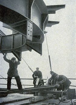 Kuppel im Stahlskelettbau