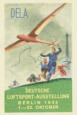 Deutsche Luftfahrtaustellung 1932 (Werbemarke, BBWA)