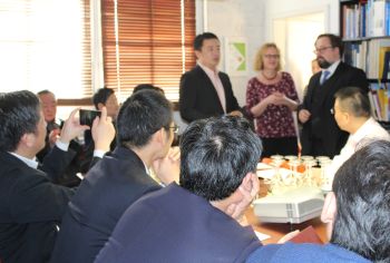Besuch einer chinesischen Studiengruppe im Wirtschaftsarchiv (Foto: BBWA/Mallé)