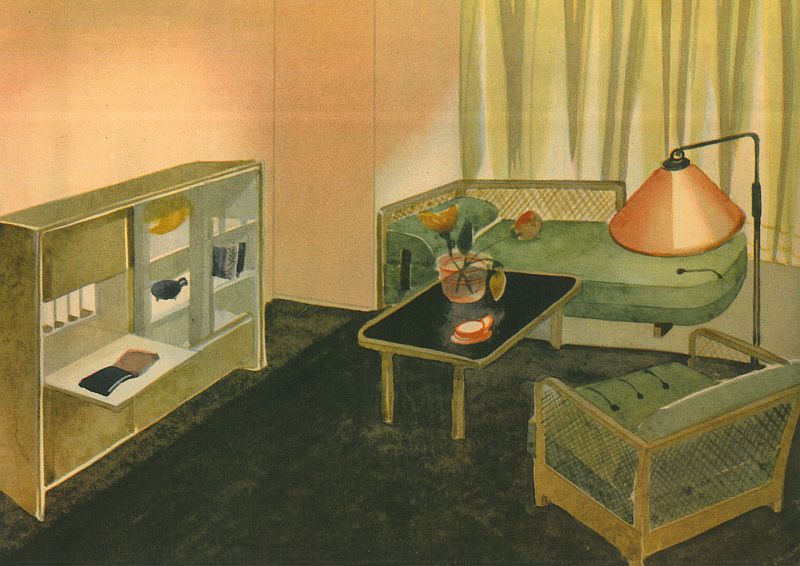"Wie moderne Menschen wohnen" - Katalog des Möbelhauses Türklitz 1937 (BBWA S2/13/432)