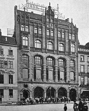 Geschäftshaus Krausenstraße 71 (Architekten O. Techow, G. Dietrich), aus Berlin und seine Bauten